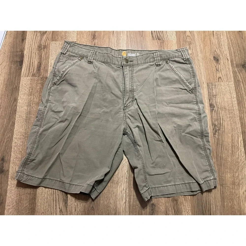 Carhartt Shorts, Men's Size 40, Green, Cargo, Pockets